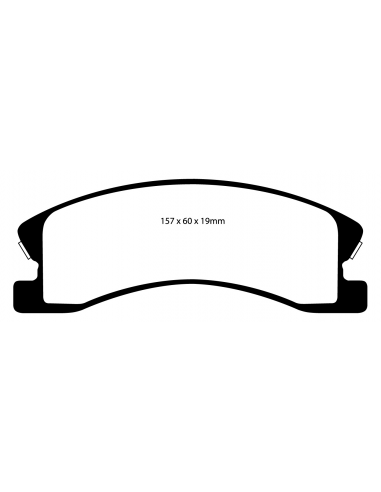 EBC FRONT GREENSTUFF PADS JEEP GRAND CHEROKEE WJ