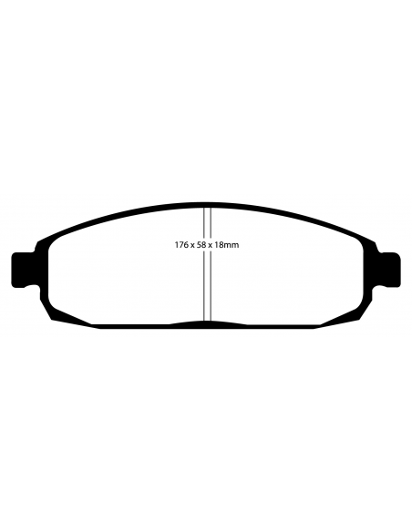 EBC FRONT GREENSTUFF PADS JEEP COMMANDER - GRAND CHEROKEE WK