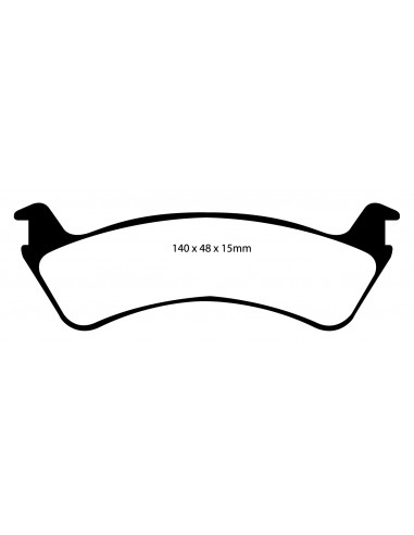 EBC REAR GREENSTUFF PADS JEEP XJ - ZJ - TJ