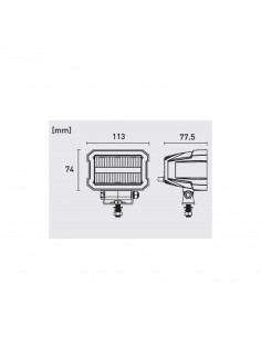FOCO LED OSRAM Homologado Largo Alcance HR 7.5 + Luz... 2
