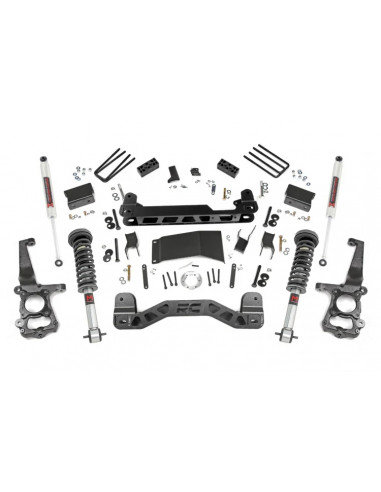 ROUGH COUNTRY 4 INCH LIFT KIT | M1 STRUTS | FORD F-150 4WD (2015-2020)