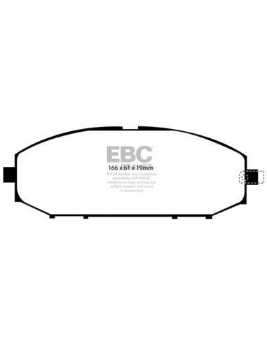 EBC DELANTERAS GREENSTUFF PADS NISSAN PATROL...