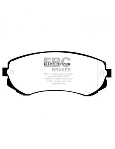 EBC REAR BLUESTUFF PADS NISSAN PATROL Y61 2.8 -...