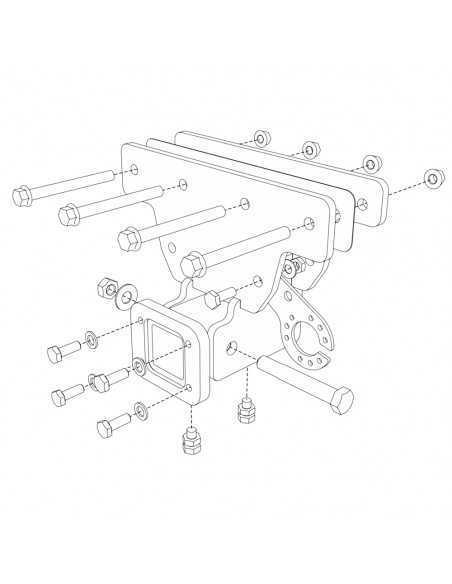 TRAILER HITCH 90MM ADJUST WITHOUT ELECTRICAL UNIT JEEP JK - JL