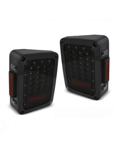 JEEP WRANGLER JK 07-18 LED AHUMADOS FAROS TRASEROS