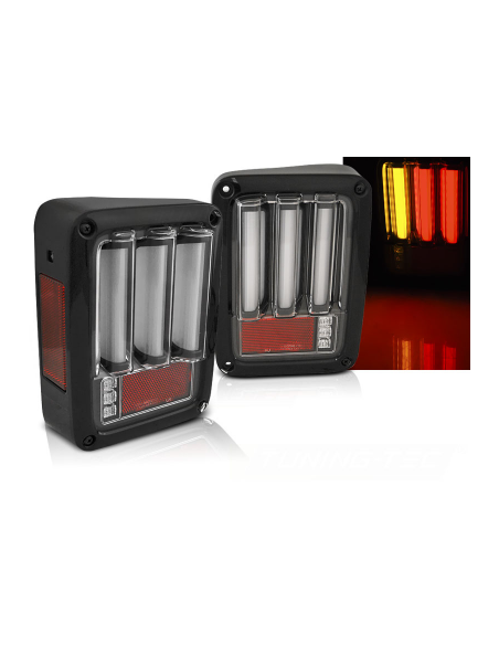 JEEP WRANGLER JK 07-18 LED BAR REAR LED TAIL LIGHTS