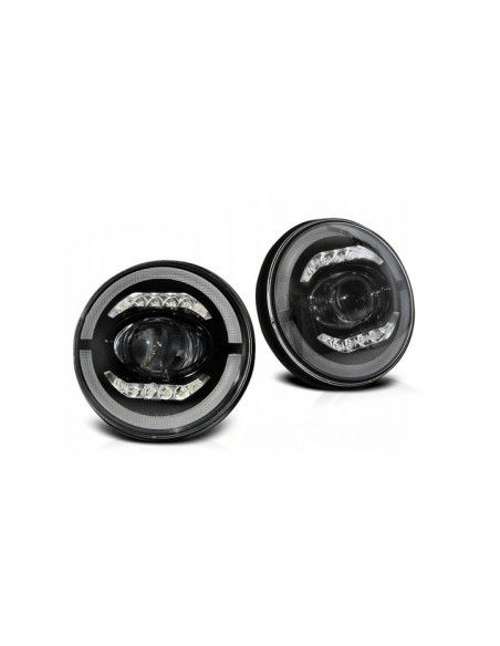 JEEP WRANGLER JK 07-18 LED FRONT HEADLIGHTS