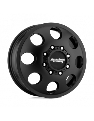 AMERICAN RACING AR204 16X6 8X6.5 S-BLK 111MM