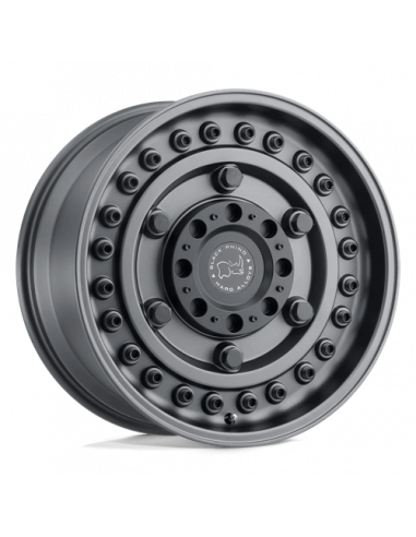 BLACK RHINO BRARY 16X8 5X5.0 GNBLK -10MM