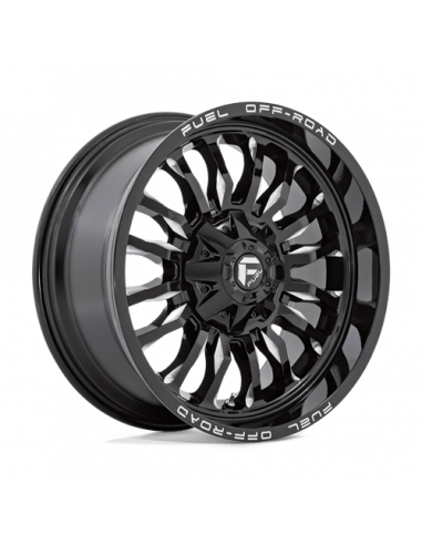 FUEL D795 22X12 6X135/5.5 G-BLK-MILL -44MM