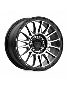 KMC KM542 16X7 5X110 S-BLK MACH 30MM
