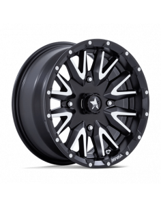 MSA OFFROAD WHEELS MA049 14X7 4X110 M-BLK MCH 10MM