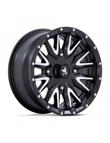 MSA OFFROAD WHEELS MA049 14X7 4X110 M-BLK MCH 10MM