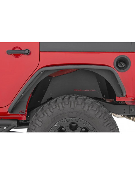 ROUGH COUNTRY ALETINES Acero Delanteros y Traseros | Jeep Wrangler JK | Wrangler Unlimited JK