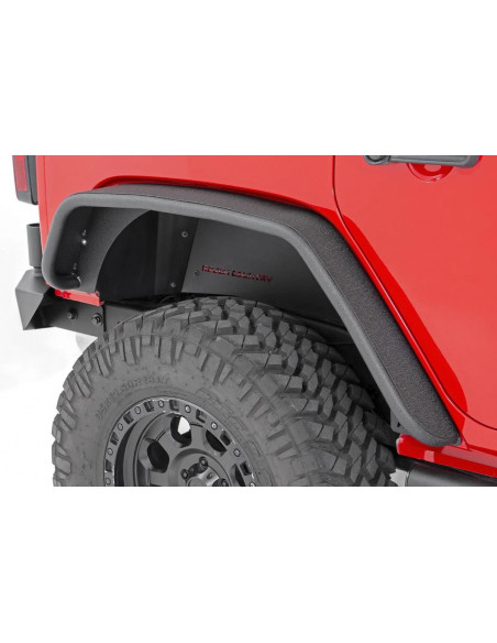ROUGH COUNTRY ALETINES Acero Delanteros y Traseros | Jeep Wrangler JK | Wrangler Unlimited JK