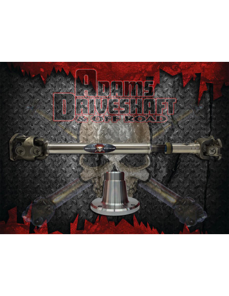 ADAMS DRIVESHAFT EXTREME DUTY FRONT DRIVESHAFT 1350 JEEP JK