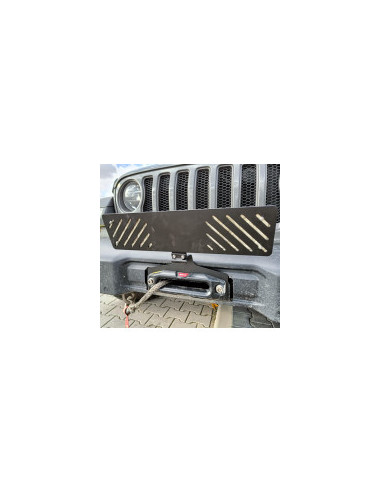 SOPORTE MATRICULA ABATIBLE 520mm x 114mm