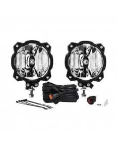 LED Light KC Gravity Pro 6 Single Pair Set Driving 2x