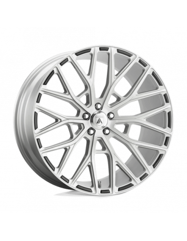 Asanti Black AB21 22X10.5 5X115 BRUSHED SLV 25MM