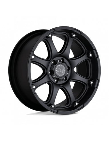 Black Rhino Hard Alloys BRGLA 17X9 6X5.5 M-BLK -12MM