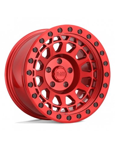 Black Rhino Hard Alloys BRPRM 17X9 5X5.0 C-RED-BLKBLTS -18MM