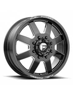 Fuel Mono D09 24X8.25 8X6.5 MT-BLK-MIL 105MM