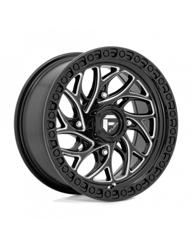Fuel UTV D741 15X7 4X137 GL-BLK-MIL 10MM