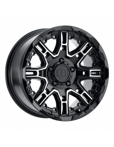 Level 8 LELST 22X11.5 5X5.0 G-BK MCH-FC -44MM