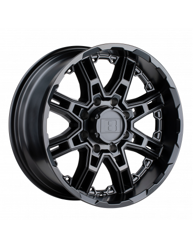 Level 8 LELST 16X8.5 6X135 M-BLK 10MM