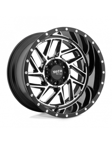 Moto Metal MO985 16X8 5X5.0 G-BLK MACH -6MM