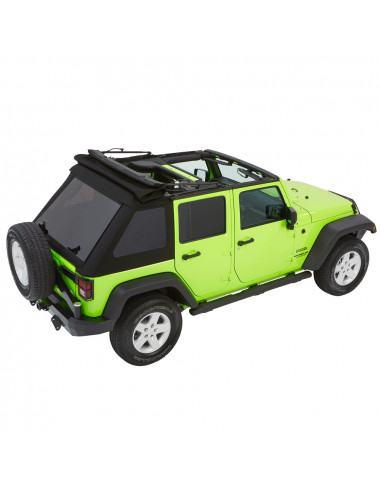 BESTOP TREKTOP NX GLIDE Black Twill JEEP JK 4 DOOR