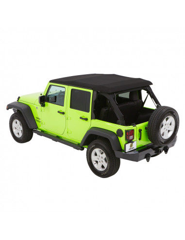 BESTOP TREKTOP NX GLIDE Black Twill JEEP JK 4 DOOR