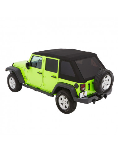 BESTOP TREKTOP NX GLIDE Black Twill JEEP JK 4 DOOR