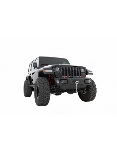 ROUGH COUNTRY Winch Mounting Plate Modular Steel OE Bumper | Jeep Wrangler JL | Jeep Gladiator JT