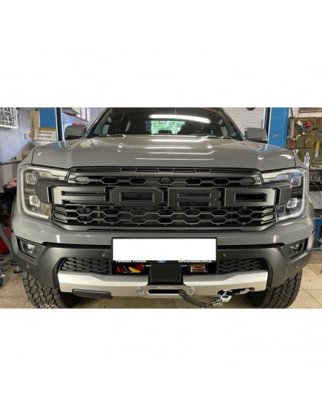 Ford Ranger Raptor 2.0 diesel 2023 - placa de montaje del cabestrante oculta HD con ACC