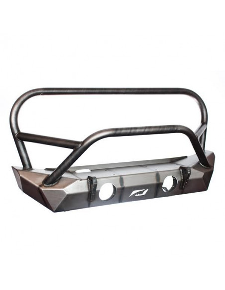 Jeep JK Front Bumper W/Stinger and Grill Hoop 07-18 Wrangler JK The Hammer Series Bare Steel Motobilt