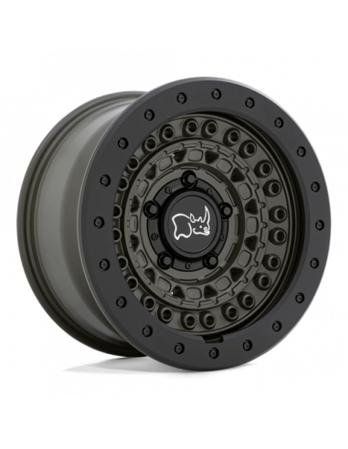 BARRICADE 17X8.5 6X5.5 112 OD-GRN-BLK +0