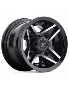 FA127 DIVOT 8X7 MACH GLOSS BLACK 00MM