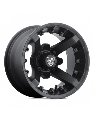 FA138 BATTLE 12X7 FLAT BLACK -47MM
