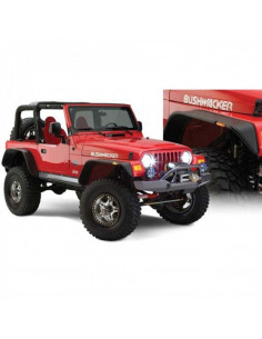 BUSHWACKER ALETINES FLAT STYLE 4PC JEEP WRANGLER JL 2