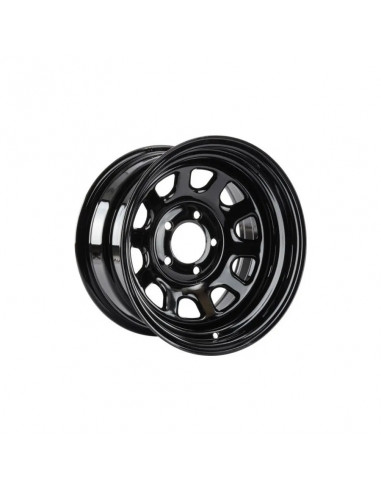 LLANTA TIPO DAYTONA NEGRA 8X16 | 5X114.3 | ET-25