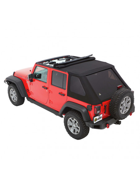 BESTOP Trektop NX Plus Factory Style Black Diamond JEEP WRANGLER JK 5 PUERTAS