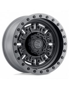 BR ABRAMS 17X9.5 8X165 -18 122 TXT M-GM