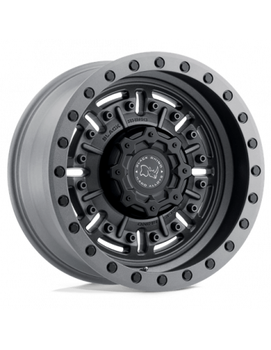 BR ABRAMS 17X9.5 8X165 -18 122 TXT M-GM