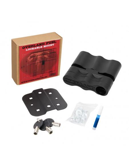Soporte con Cerradura Overland Fuel NEGRO