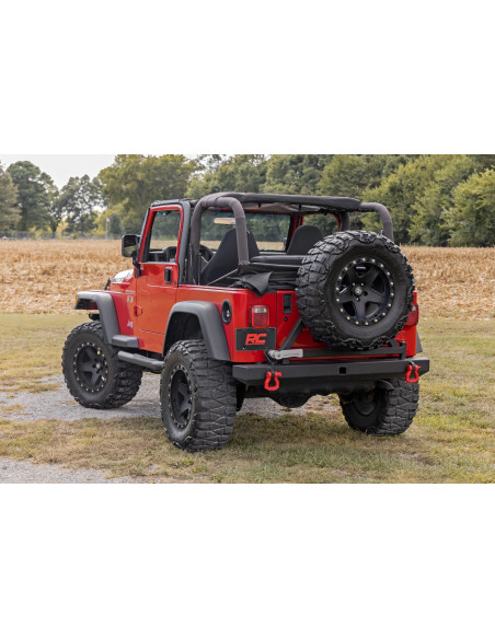 ROUGH COUNTRY ESTRIBERAS Nerf Bar 3" | Jeep Wrangler TJ | Jeep Wrangler YJ