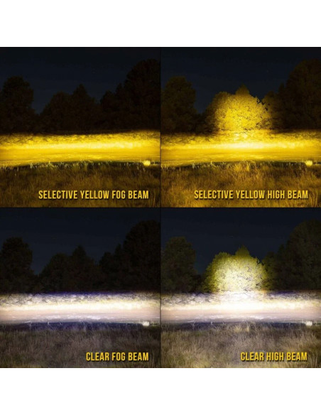 FLEX ERA® 3 Dual Mode SAE Fog LED Light Pods - 2-Light Master Kit