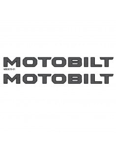 ADHESIVO CAPO MOTOBILT - NEGRO TOPOCON CONTORNO ROJO 2
