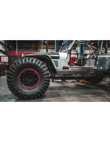 ARMOR DE CAPO Y GUARDABARROS MINI DE ALUMINIO MOTOBILT PARA JEEP YJ