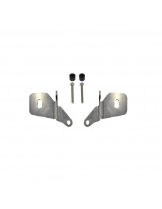 KIT DE MONTAJE LUCES LED PILAR-A ACERO INOXIDABLE JEEP JL / JT GLADIATOR MOTOBILT